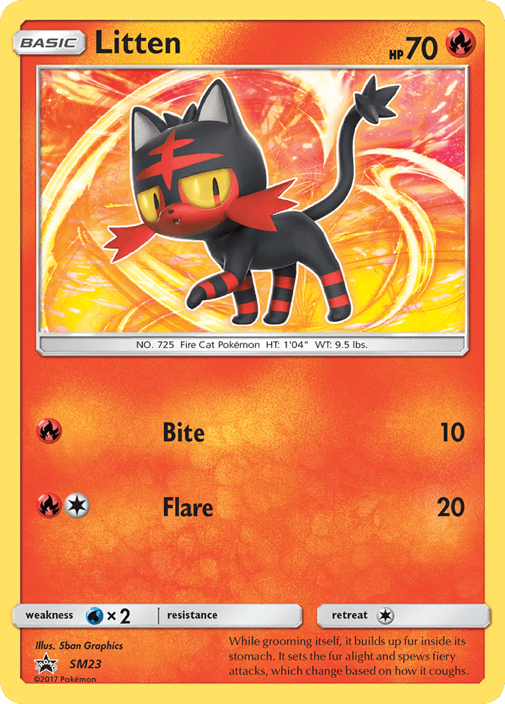 Litten (SM23) [Sun & Moon: Black Star Promos] (Online Only)