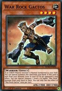 War Rock Gactos [BLVO-EN094] Super Rare (ONLINE ORDER ONLY)