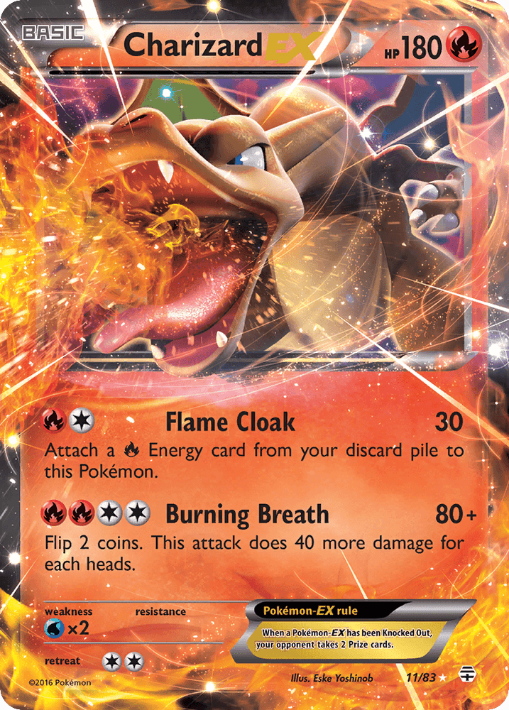 Charizard EX (11/83) [XY: Generations] (Online Only)