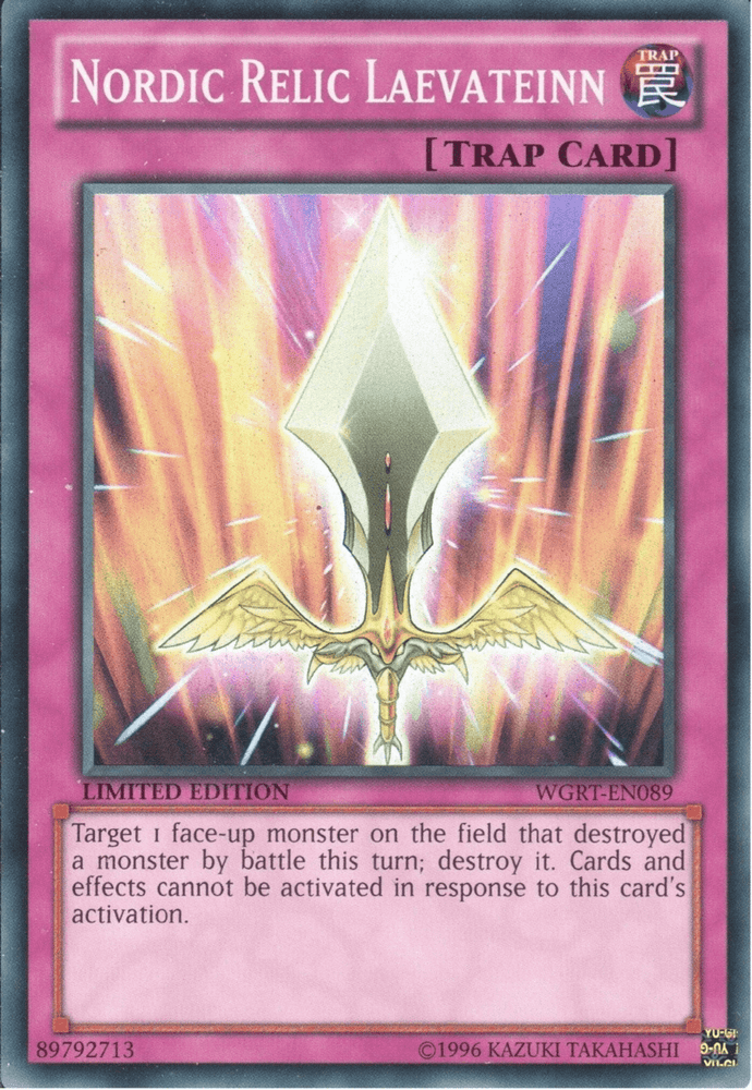 Nordic Relic Laevateinn [WGRT-EN089] Super Rare (ONLINE ORDER ONLY)