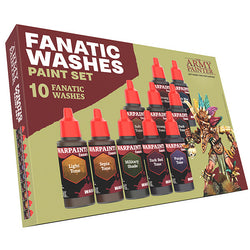 The Army Painter - Warpaint: Fanatic Washes Paint Set (10 washes) (Online Order Only)
