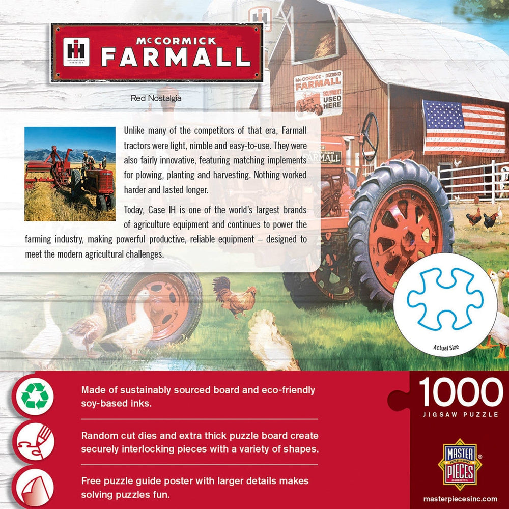 Farmall - Red Nostalgia 1000 Piece Jigsaw Puzzle (ONLINE ORDER ONLY)
