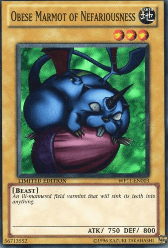 Obese Marmot of Nefariousness [WP11-EN003] Super Rare (ONLINE ORDER ONLY)