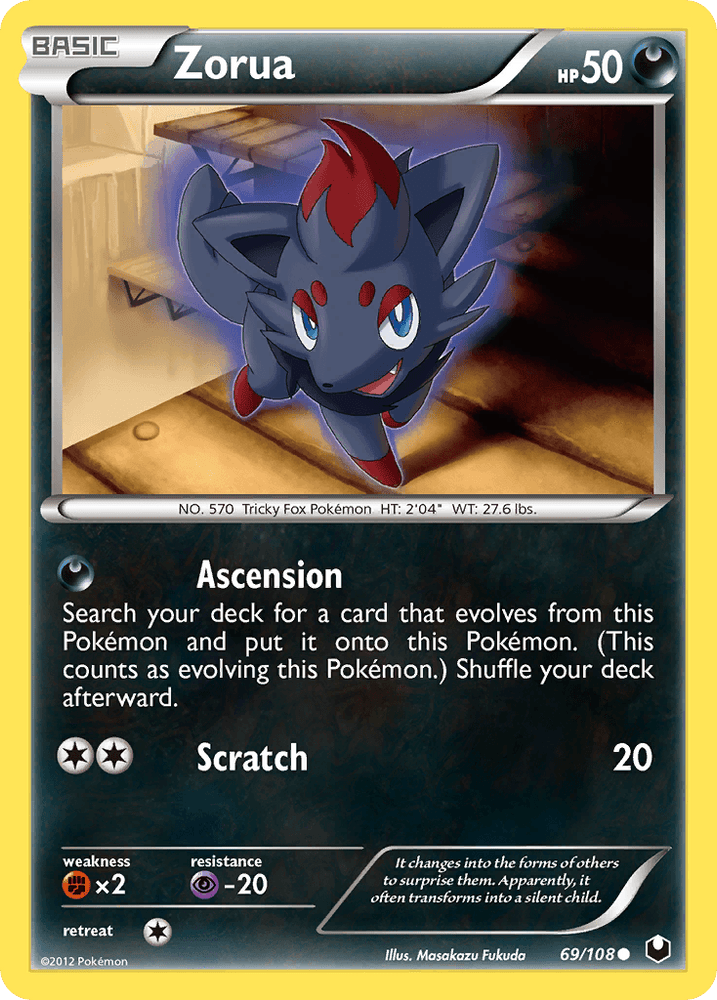 Zorua (69/108) [Black & White: Dark Explorers] (Online Only)