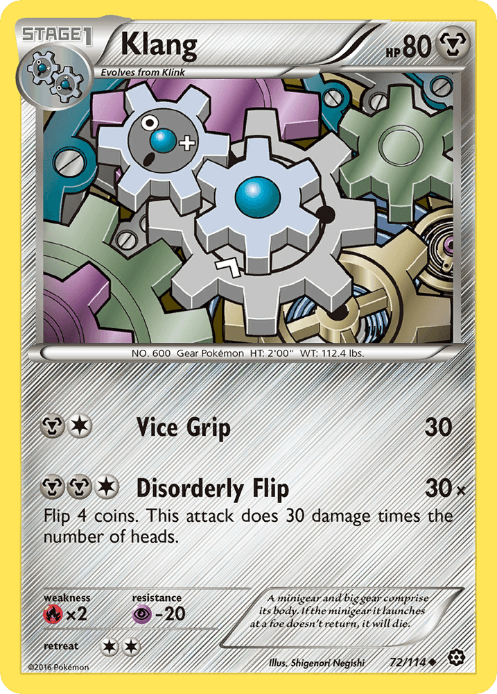 Klang (72/114) [XY: Steam Siege] (Online Only)
