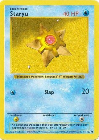 Staryu (65/102) [Base Set Shadowless Unlimited] (Online Only)