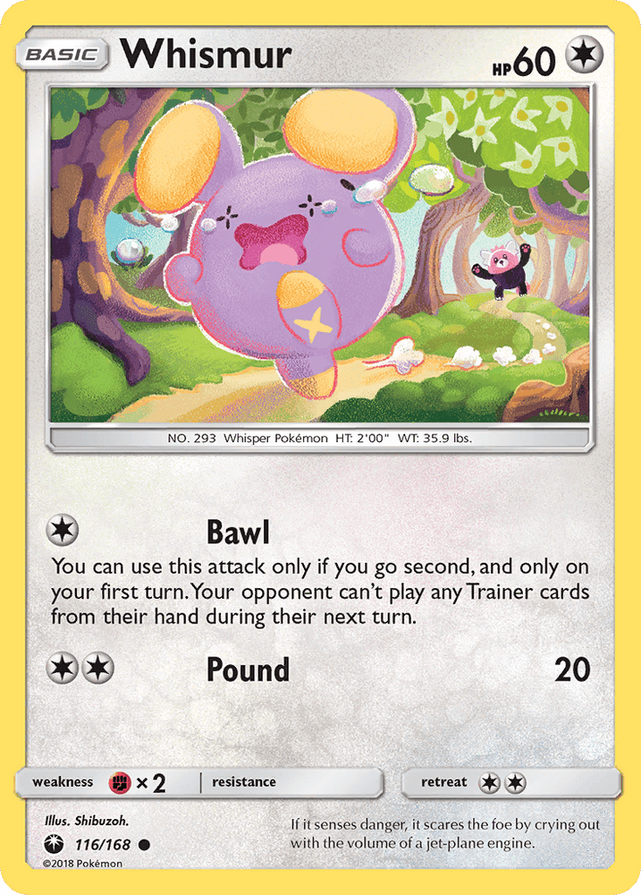 Whismur (116/168) [Sun & Moon: Celestial Storm] (Online Only)