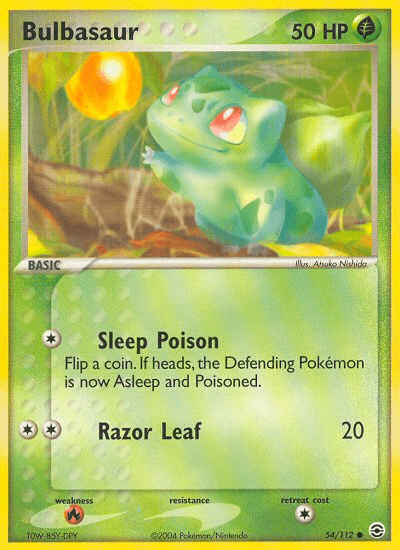 Bulbasaur (54/112) [EX: FireRed & LeafGreen] (Online Only)