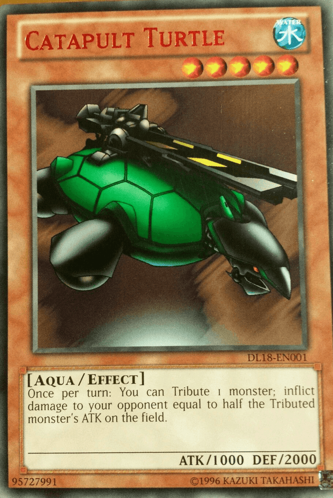 Catapult Turtle (Red) [DL18-EN001] Rare (ONLINE ORDER ONLY)