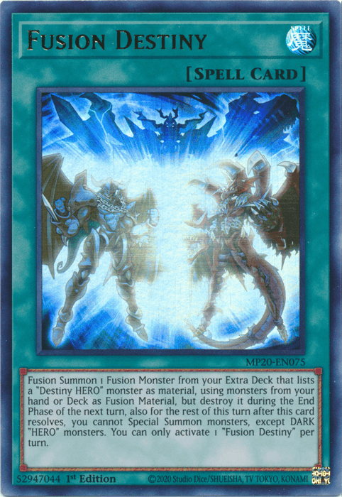 Fusion Destiny [MP20-EN075] Ultra Rare (ONLINE ORDER ONLY)