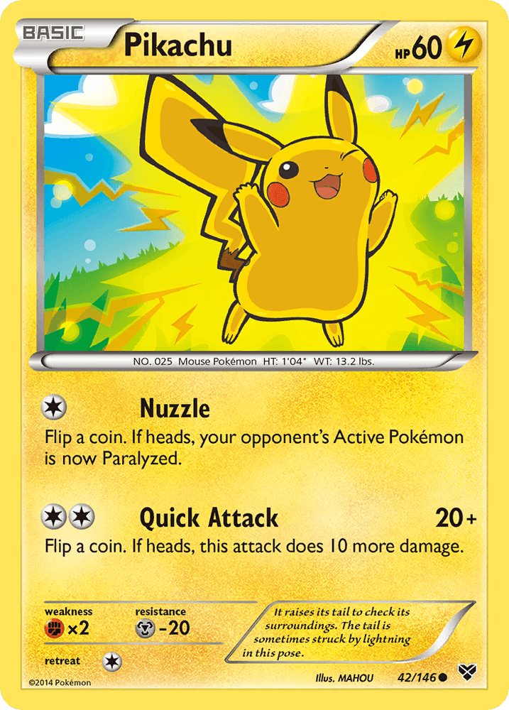 Pikachu (42/146) [XY: Base Set] (Online Only)