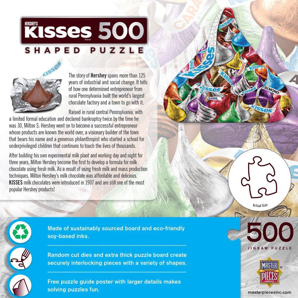 Hershey's Kisses - 500 Piece Shaped Jigsaw Puzzle (ONLINE ORDER ONLY)