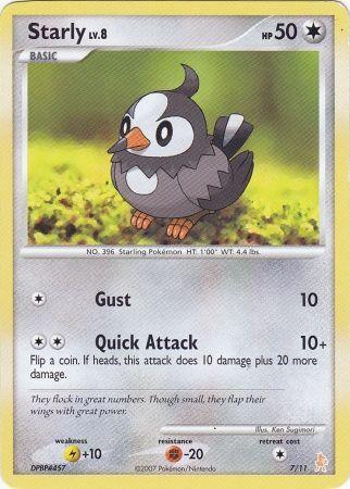 Starly (7/11) [Diamond & Pearl: Trainer Kit - Lucario] (Online Only)