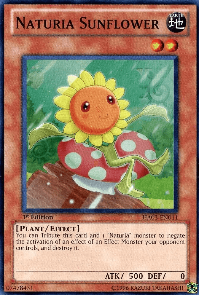 Naturia Sunflower [HA03-EN011] Super Rare (ONLINE ORDER ONLY)
