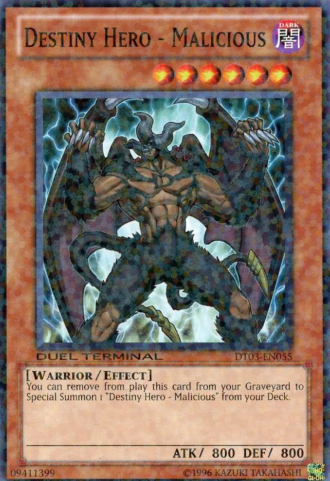 Destiny Hero - Malicious [DT03-EN055] Common (ONLINE ORDER ONLY)