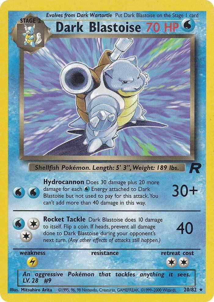 Dark Blastoise (20/82) [Team Rocket Unlimited] (Online Only)