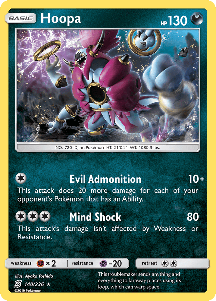 Hoopa (140/236) [Sun & Moon: Unified Minds] (Online Only)