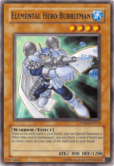 Elemental Hero Bubbleman [DR04-EN014] Common (ONLINE ORDER ONLY)