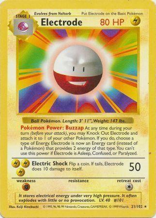Electrode (21/102) [Base Set Shadowless Unlimited] (Online Only)
