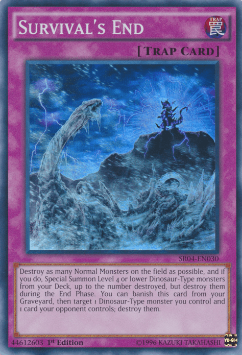 Survival's End [SR04-EN030] Super Rare (ONLINE ORDER ONLY)