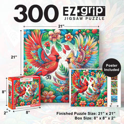 Kaleidoscope - Springtime Dance 300 Piece EZ Grip Jigsaw Puzzle