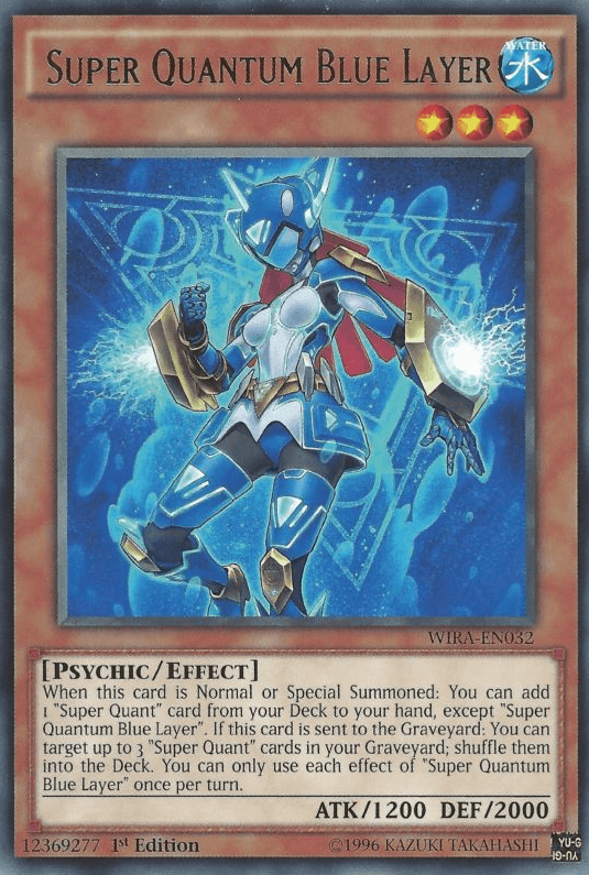 Super Quantum Blue Layer [WIRA-EN032] Rare (ONLINE ORDER ONLY)