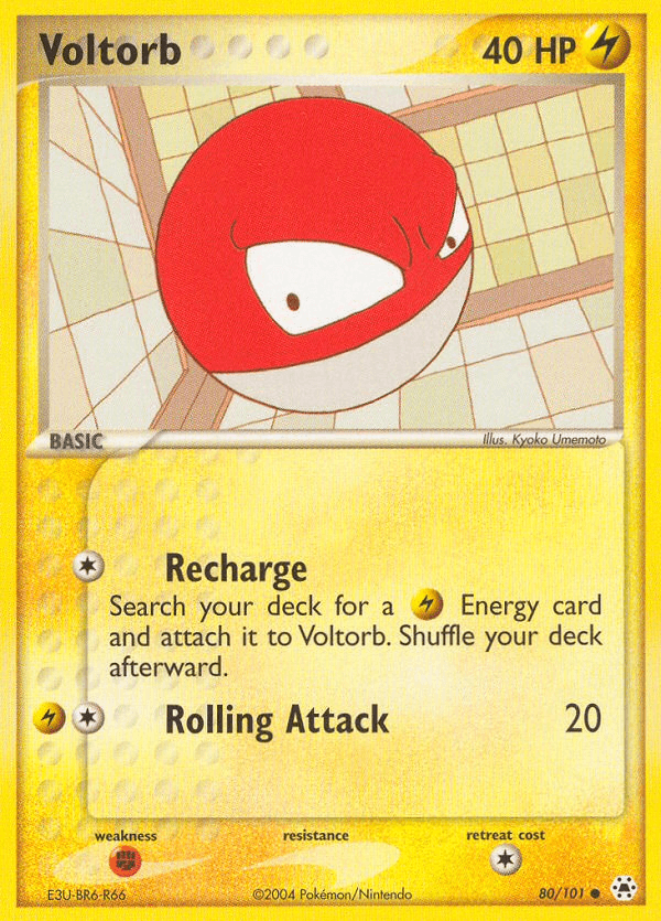 Voltorb (80/101) [EX: Hidden Legends] (Online Only)