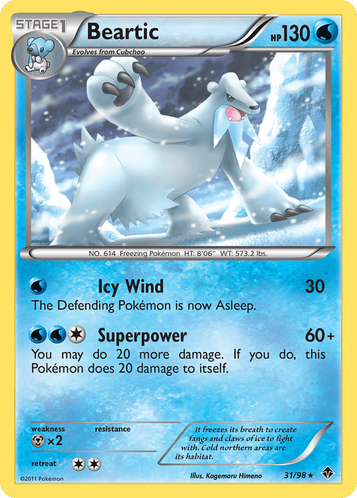 Beartic (31/98) [Black & White: Emerging Powers] (Online Only)
