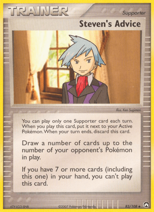 Steven's Advice (83/108) [EX: Power Keepers] (Online Only)