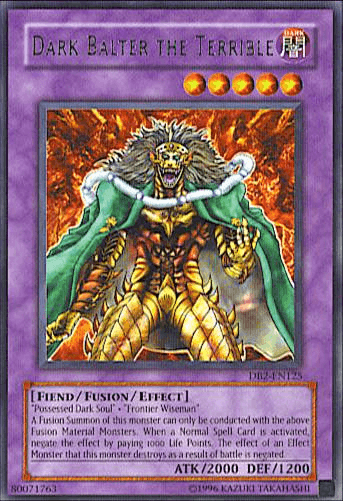 Dark Balter the Terrible [DB2-EN125] Rare (ONLINE ORDER ONLY)