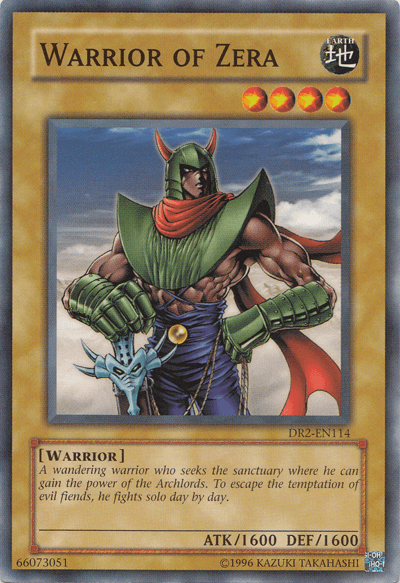 Warrior of Zera [DR2-EN114] Common (ONLINE ORDER ONLY)