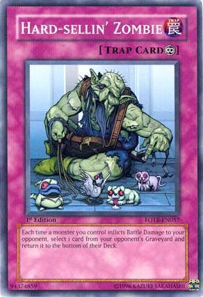 Hard-sellin' Zombie [FOTB-EN057] Common (ONLINE ORDER ONLY)