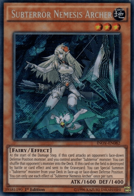 Subterror Nemesis Archer [INOV-EN082] Secret Rare (ONLINE ORDER ONLY)