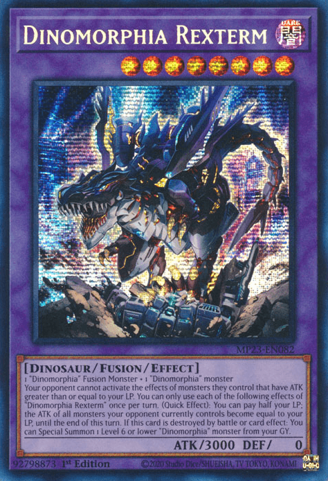 Dinomorphia Rexterm [MP23-EN082] Prismatic Secret Rare (ONLINE ORDER ONLY)