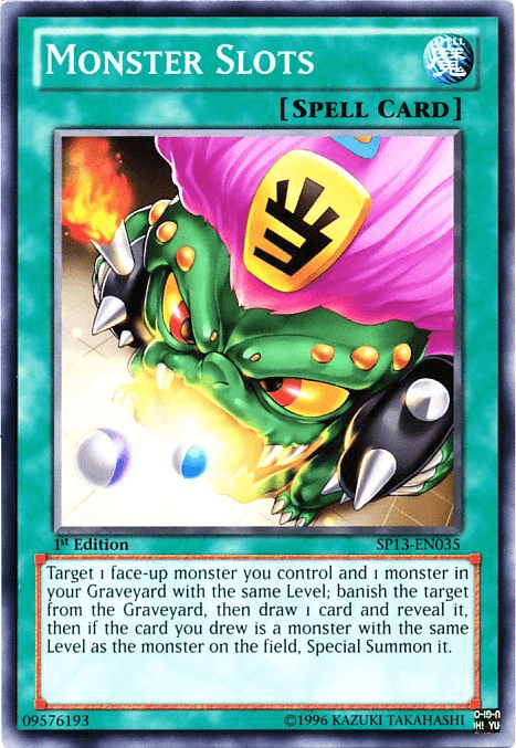 Monster Slots [SP13-EN035] Common (ONLINE ORDER ONLY)