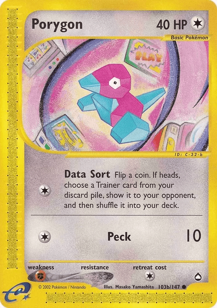 Porygon (103b/147) [Aquapolis] (Online Only)