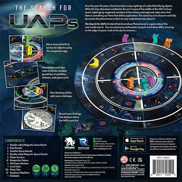 The Search For UAPs - Board Game (Online Order Only)