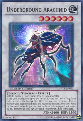 Underground Arachnid [DPC5-EN001] Super Rare (ONLINE ORDER ONLY)