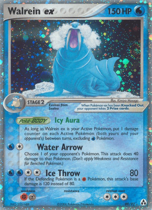 Walrein ex (89/92) [EX: Legend Maker] (Online Only)