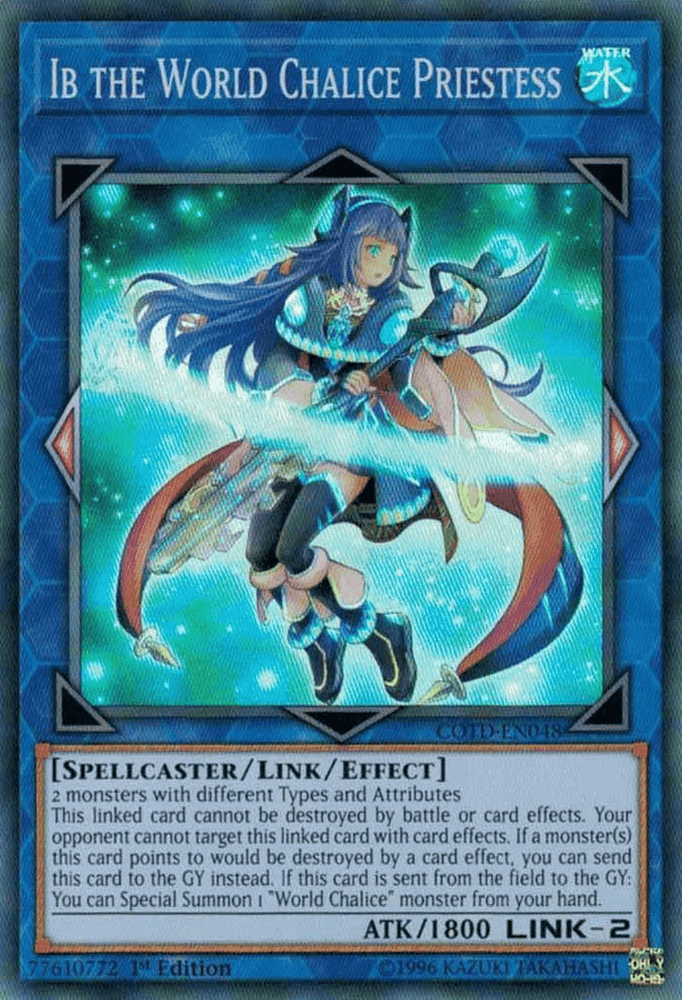 Ib the World Chalice Priestess [COTD-EN048] Super Rare (ONLINE ORDER ONLY)