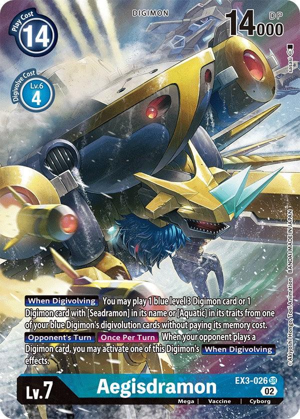 Aegisdramon [EX3-026] (Alternate Art) [Draconic Roar] (ONLINE ORDER ONLY)
