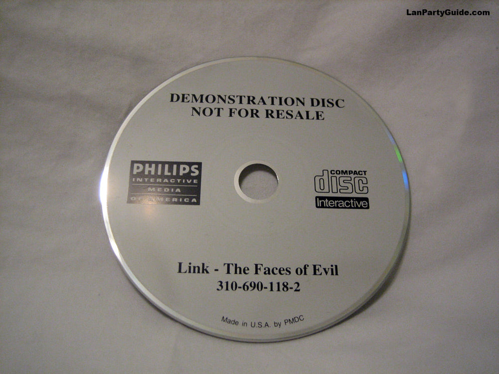 Demonstration Disc Not For Resale Zelda Link: The Faces Of Evil (CD-i) (ONLINE ORDER ONLY)