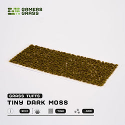 Gamers Grass Tufts: Dark Moss- Tiny (ONLINE ORDER ONLY)