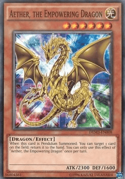 Aether, the Empowering Dragon [DEM3-EN008] Common (ONLINE ORDER ONLY)