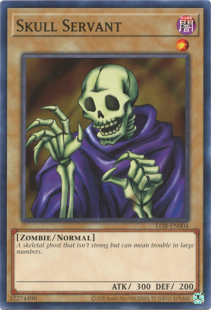 Skull Servant (25th Anniversary) [LOB-EN004] Common (ONLINE ORDER ONLY)