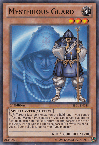 Mysterious Guard [BP01-EN058] Common (ONLINE ORDER ONLY)