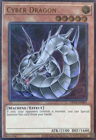 Cyber Dragon [OP16-EN001] Ultimate Rare (ONLINE ORDER ONLY)