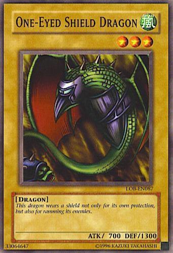 One-Eyed Shield Dragon [LOB-EN087] Common (ONLINE ORDER ONLY)