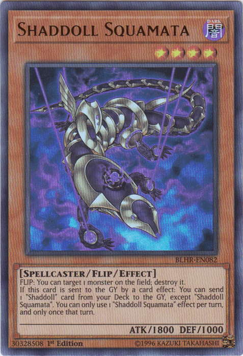 Shaddoll Squamata [BLHR-EN082] Ultra Rare (ONLINE ORDER ONLY)