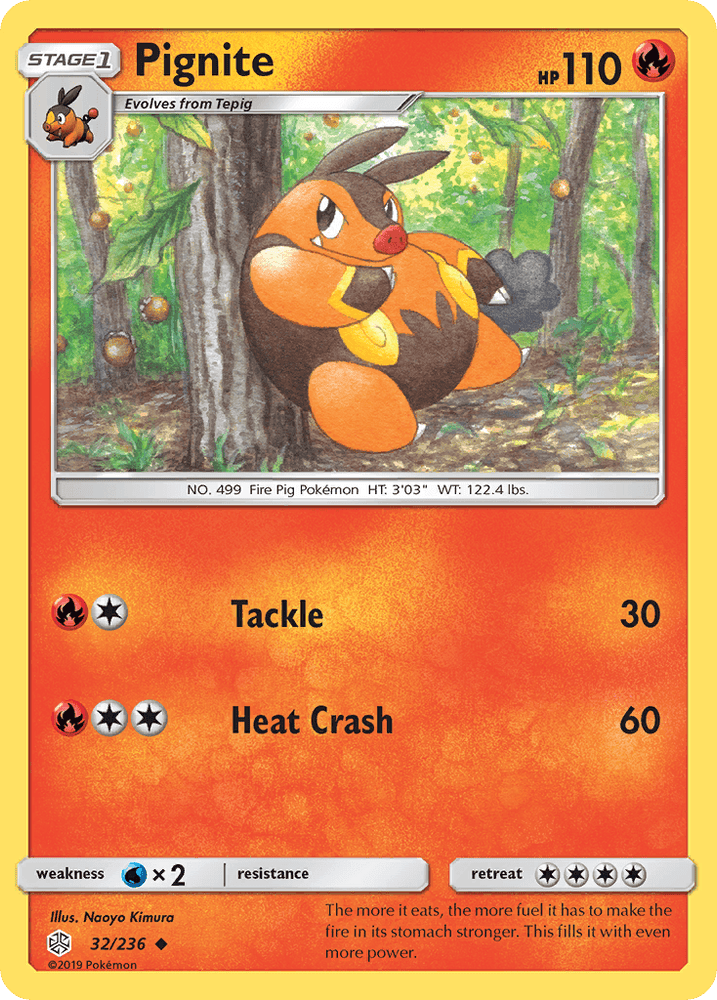 Pignite (32/236) [Sun & Moon: Cosmic Eclipse] (Online Only)